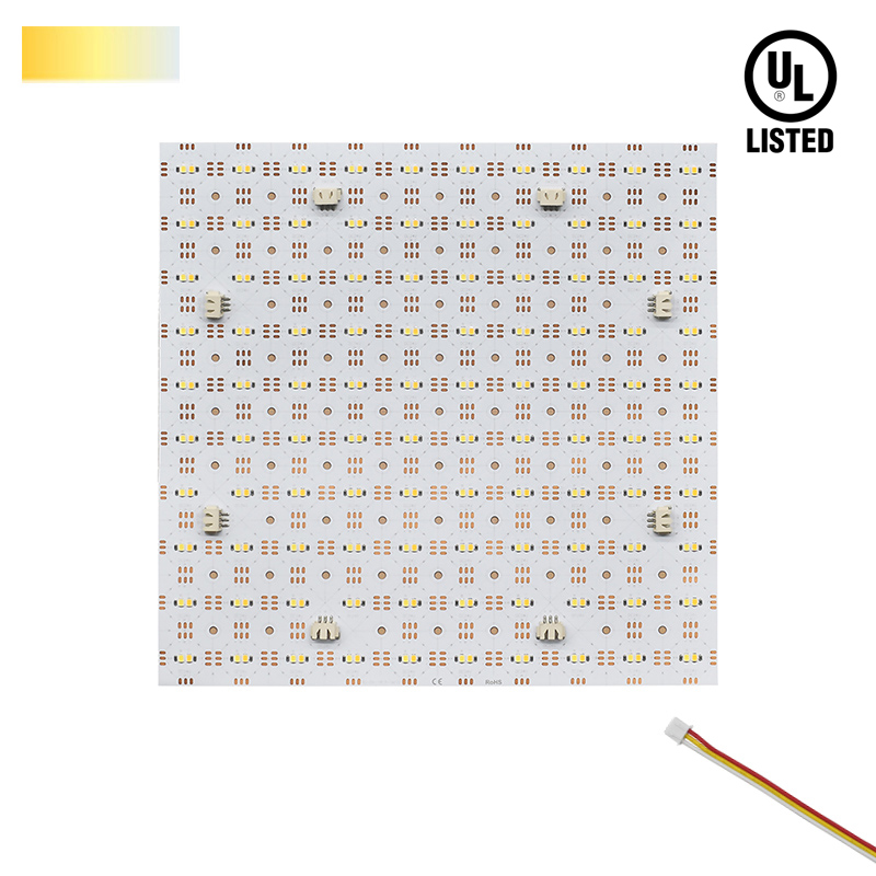 24V 2835 CCT Dual White LED Sheets for Backlighting 10x10